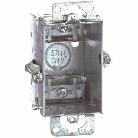 ABB Electrical Box, 12.5 cu in, Switch Box, Steel, Rectangular 621601